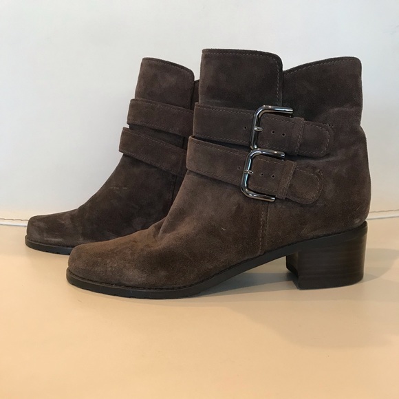 stuart weitzman buckle ankle boots